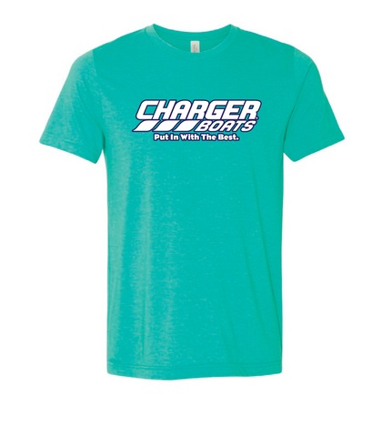 Charger Heathered Sea Green Short Sleeve T-Shirt CB3001HSG