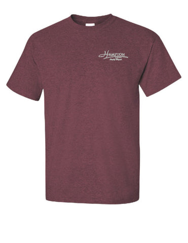 Heather Cardinal Short Sleeve T-Shirt - HB108HC