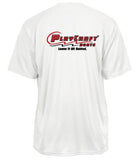 White Short Sleeve Moisture Wicking T-Shirt - PC CW22W